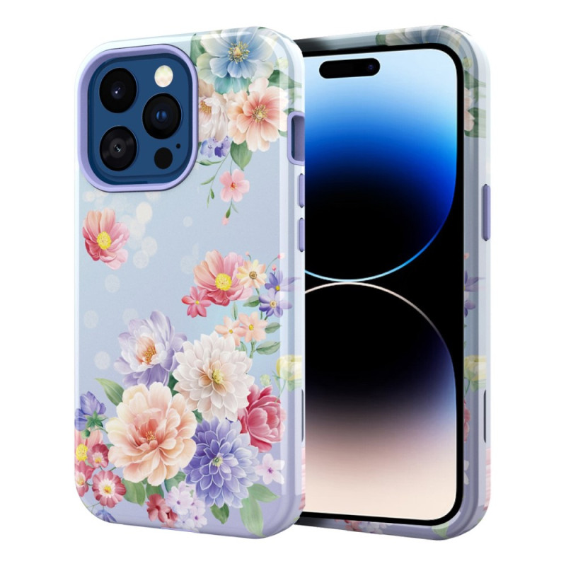 Coque iPhone 14 Pro Fleurs Vintage