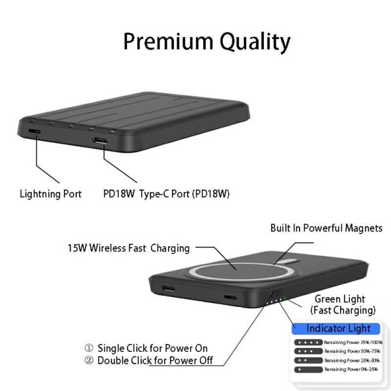 Batterie Externe MagSafe 10000mAh