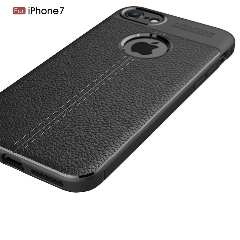 Coque iPhone 8/7 Effet Cuir Litchi