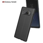 Coque Samsung Galaxy Note 8 Effet Cuir Litchi Double Line