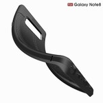 Coque Samsung Galaxy Note 8 Effet Cuir Litchi Double Line