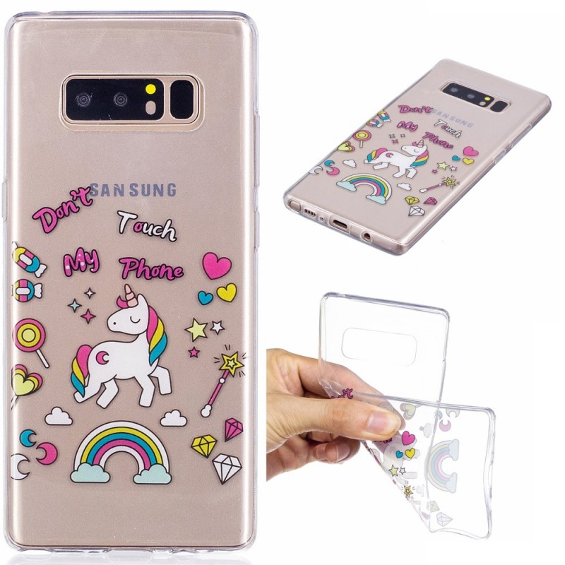 coque note 8 samsung licorne