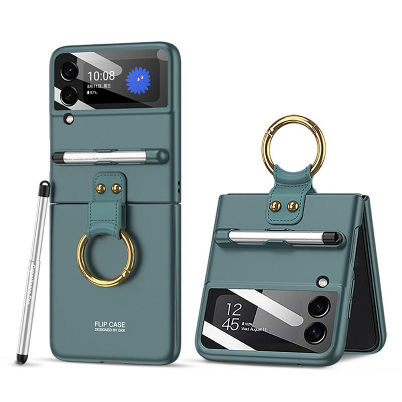 Coque Samsung Galaxy Z Flip 4 Protection Complète Porte-Stylet