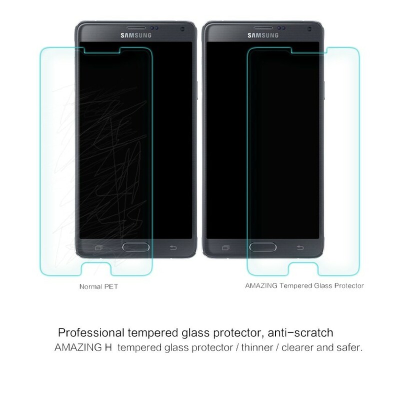 Protection en verre trempé pour Samsung Galaxy Note 4