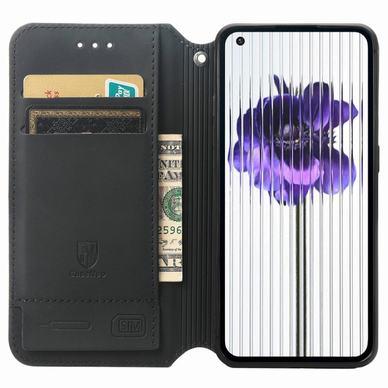 Flip Cover Nothing Phone (1) Design RFID Caseneo Ma Coque