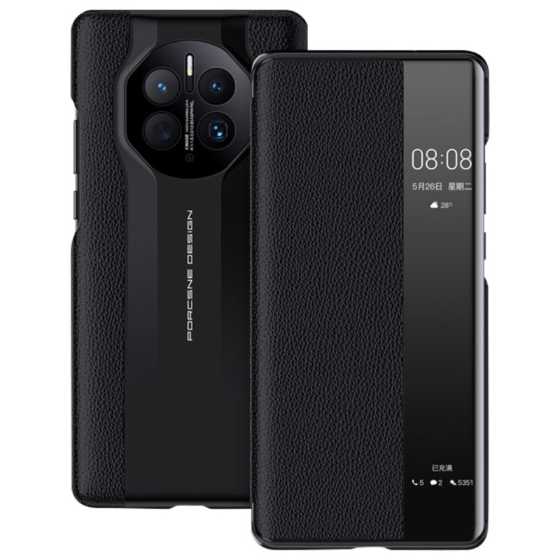 View Cover Huawei Mate 50 Pro Simili Cuir Litchi
