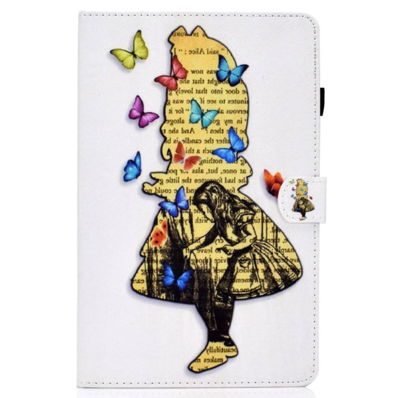 Housse iPad (2025) / 10.9" (2022) Fille aux Papillons