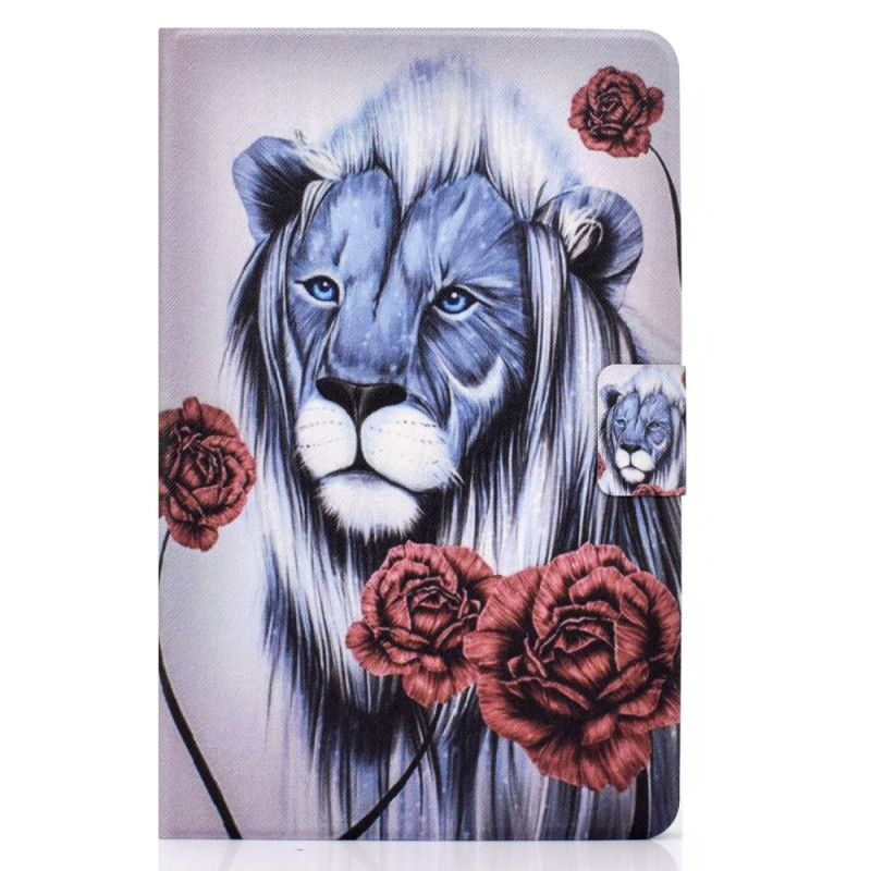 Housse iPad 10.9" (2022) Lion et Roses