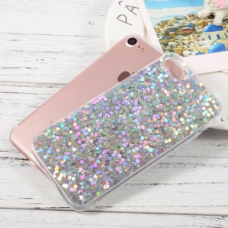 Coque iPhone 7 / 8 Paillettes Premium