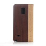 Housse Samsung Galaxy Note 4 Effet Bois Bicolore Housse Samsung Galaxy Note 4 Effet Bois Bicolore