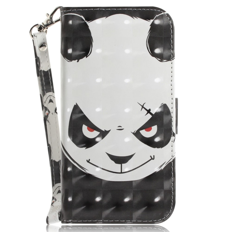 Housse Xiaomi Redmi 10A Angry Panda à Lanière
