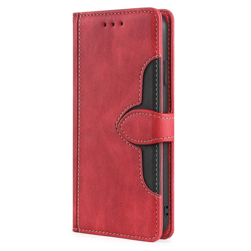 Housse Samsung Galaxy A04s Simili Cuir Bicolore Stylish