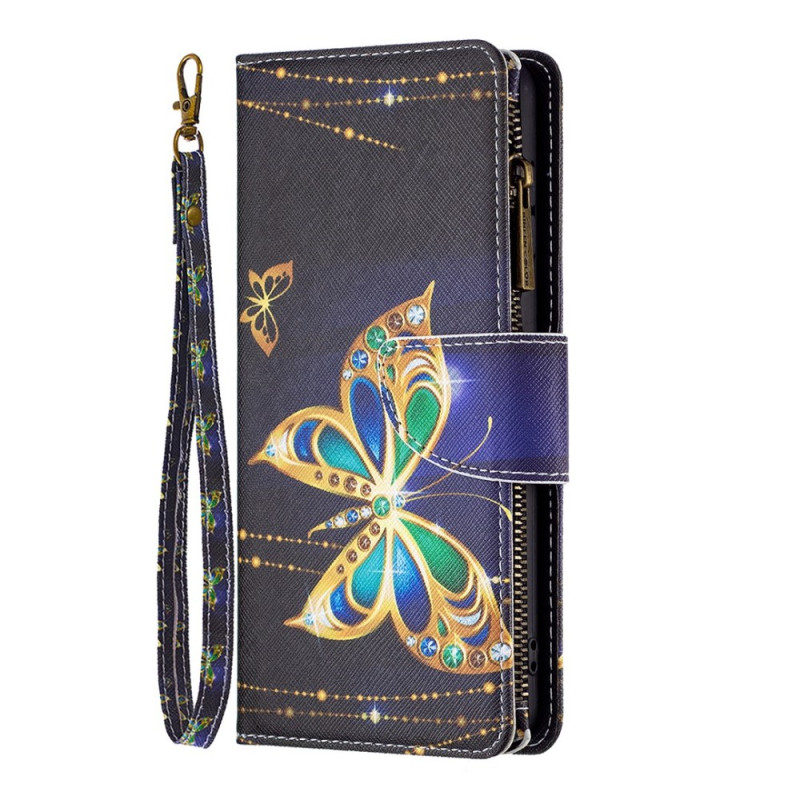 Housse Samsung Galaxy S23 5G Portefeuille Papillons