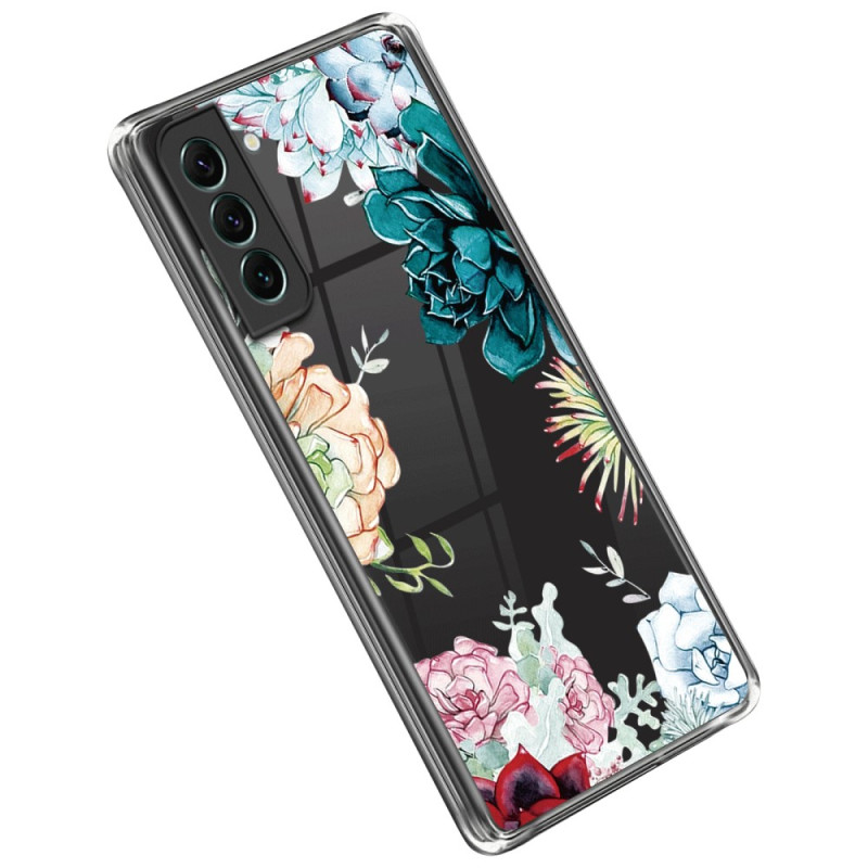 Coque Samsung Galaxy S23 5G Transparente Bouquet de Fleurs