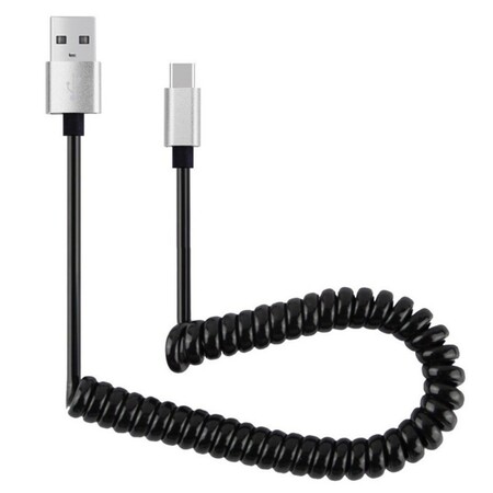 Cable de recharge à ressort USB vers USBC