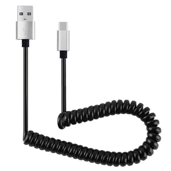 Cable de recharge à ressort USB vers USBC