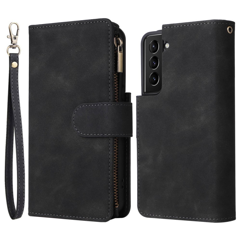 Housse Samsung Galaxy S23 5G avec Pochette Fermeture Éclair