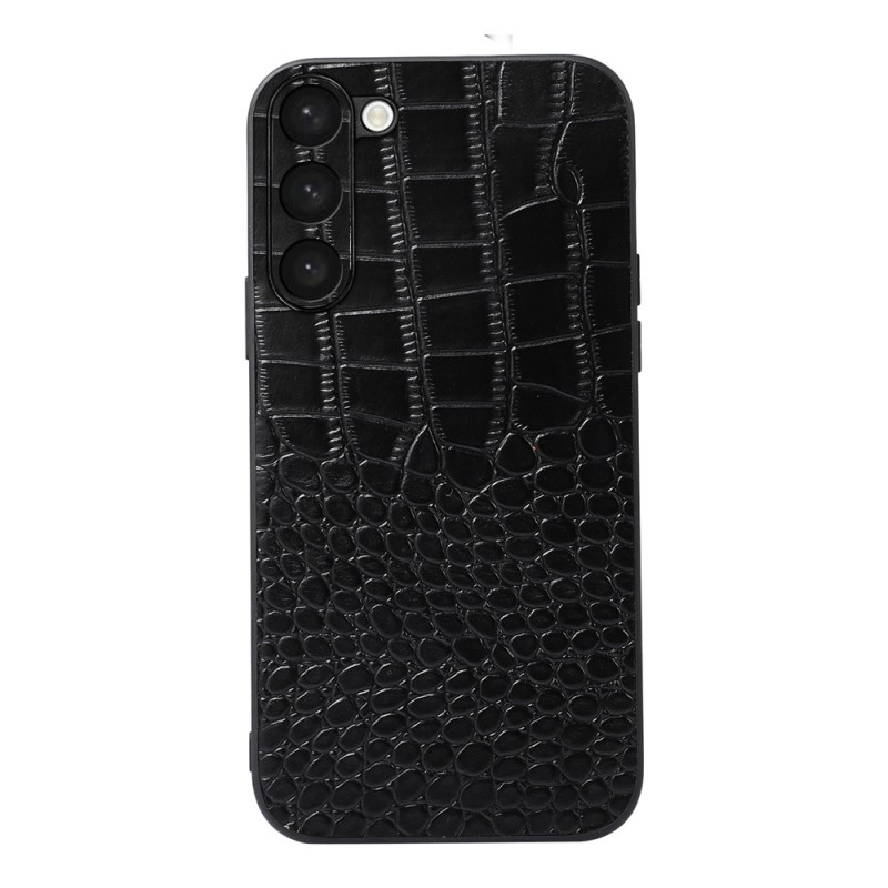 Coque Samsung Galaxy S23 Plus 5G Vrai Cuir Style Crocodile