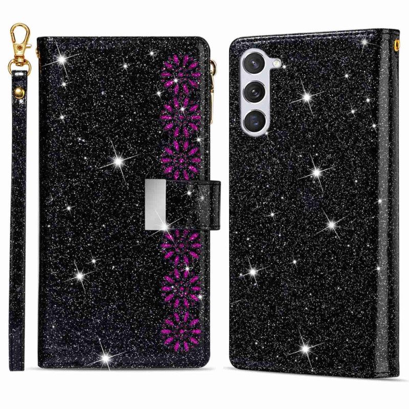 Housse Samsung Galaxy S23 Plus 5G Paillettes Portefeuille