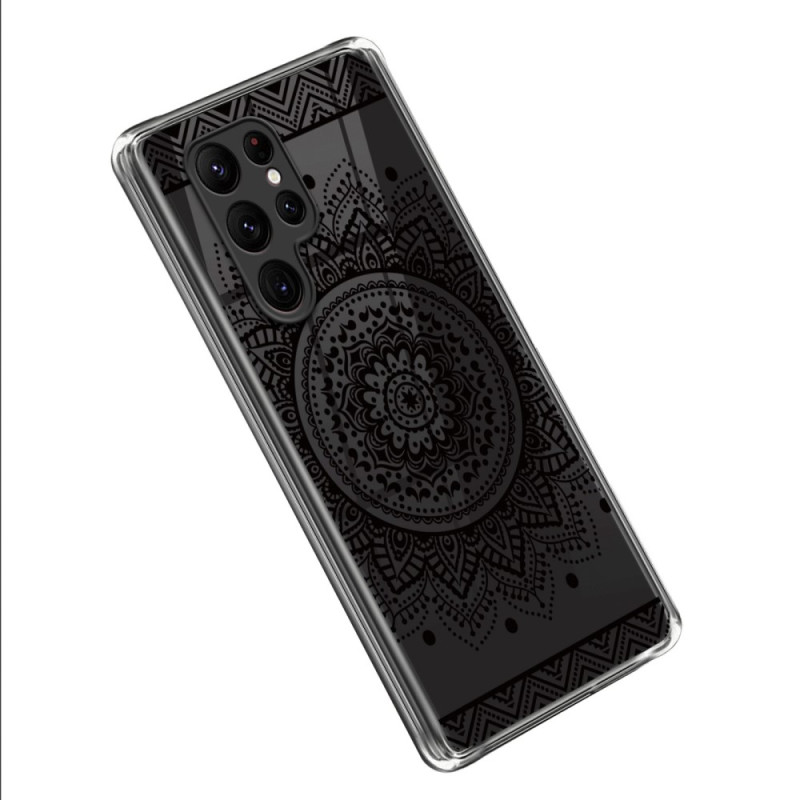 Coque Samsung Galaxy S23 Ultra 5G Mandala Noir