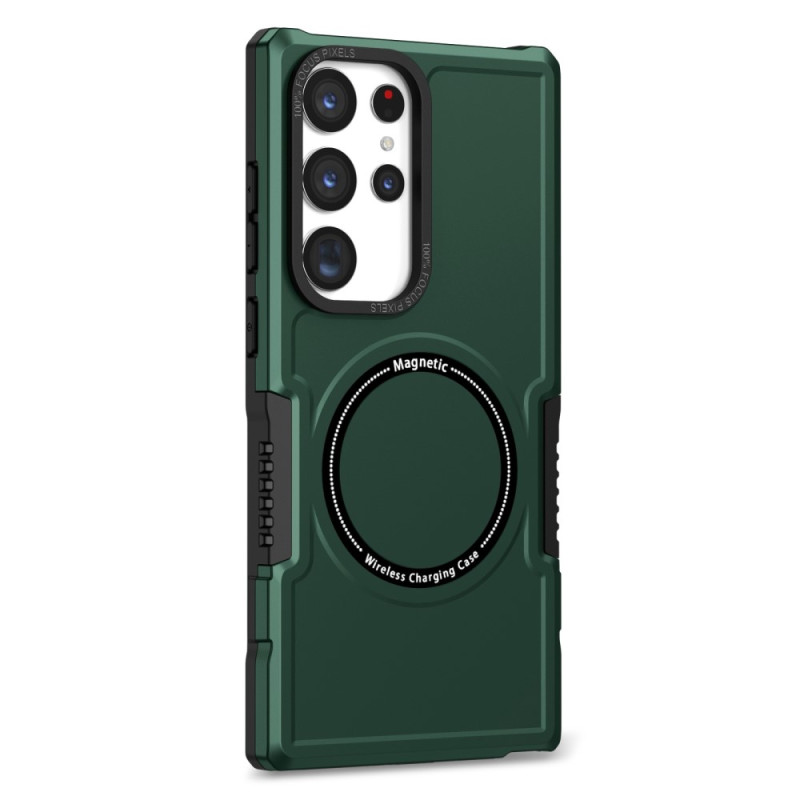 Coque MagSafe pour Samsung S23 Ultra Hybride Fine Bords surélevés Avizar  Contour Vert Pâle - Coque et étui téléphone mobile - Achat & prix