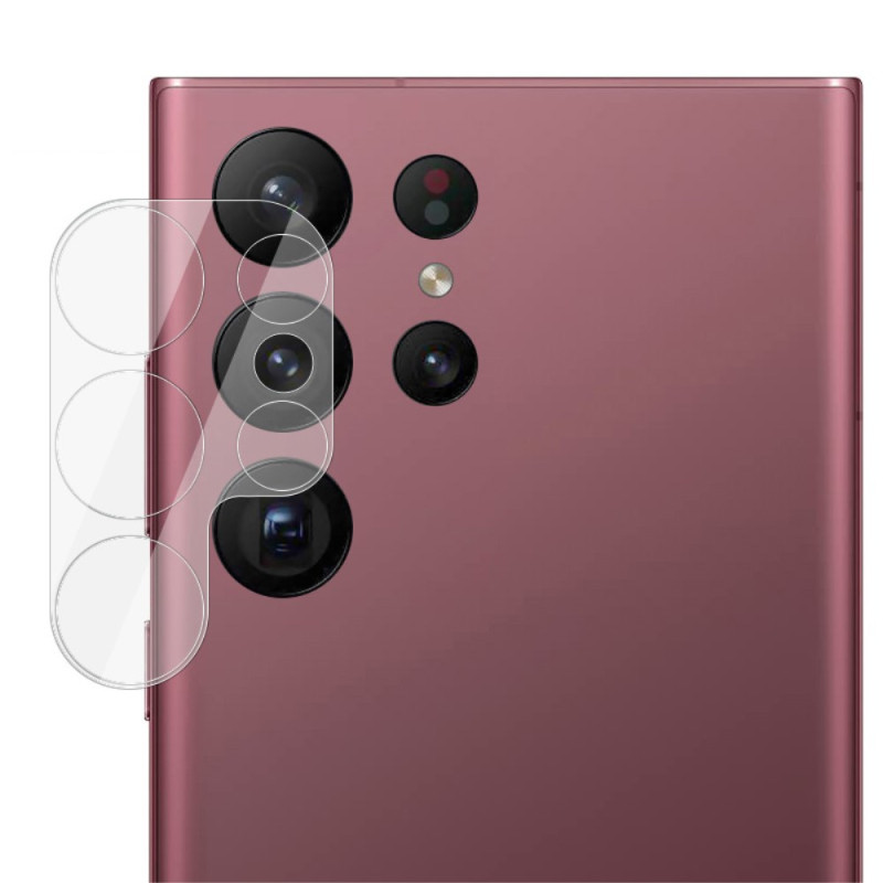 Protecteurs de Lentille de Caméra en Verre Trempé Samsung Galaxy S23 Ultra