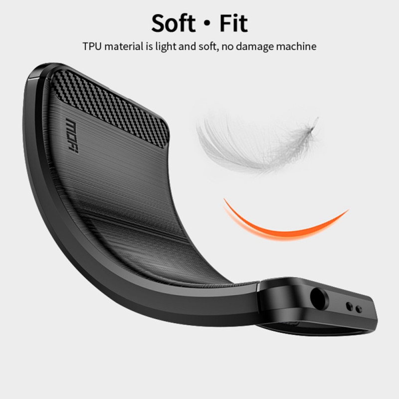 Coque en silicone fibre de carbone Xiaomi 12 Lite ✓ · MaxMovil
