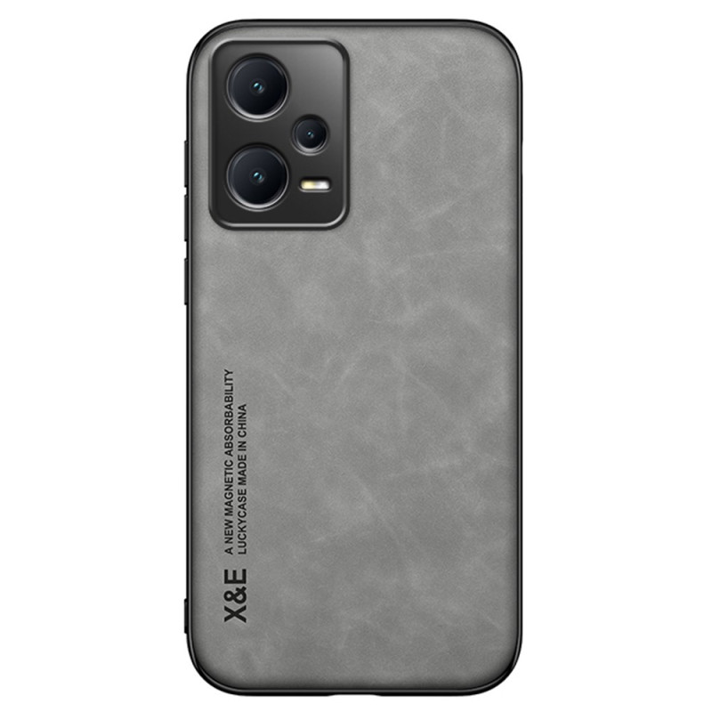 Coque Xiaomi Redmi Note 12 Pro/Poco X5 Pro 5G Cuir Effet Cuir X&E