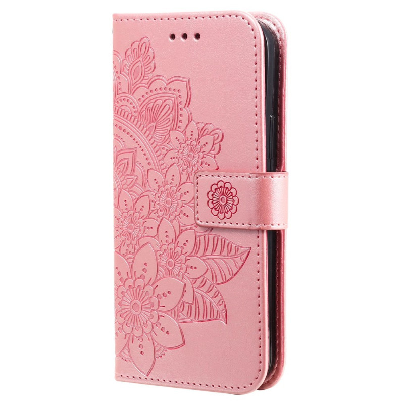 Housse Xiaomi Redmi Note 12 Pro/Poco X5 Pro 5G Fleur Mandala à Lanière