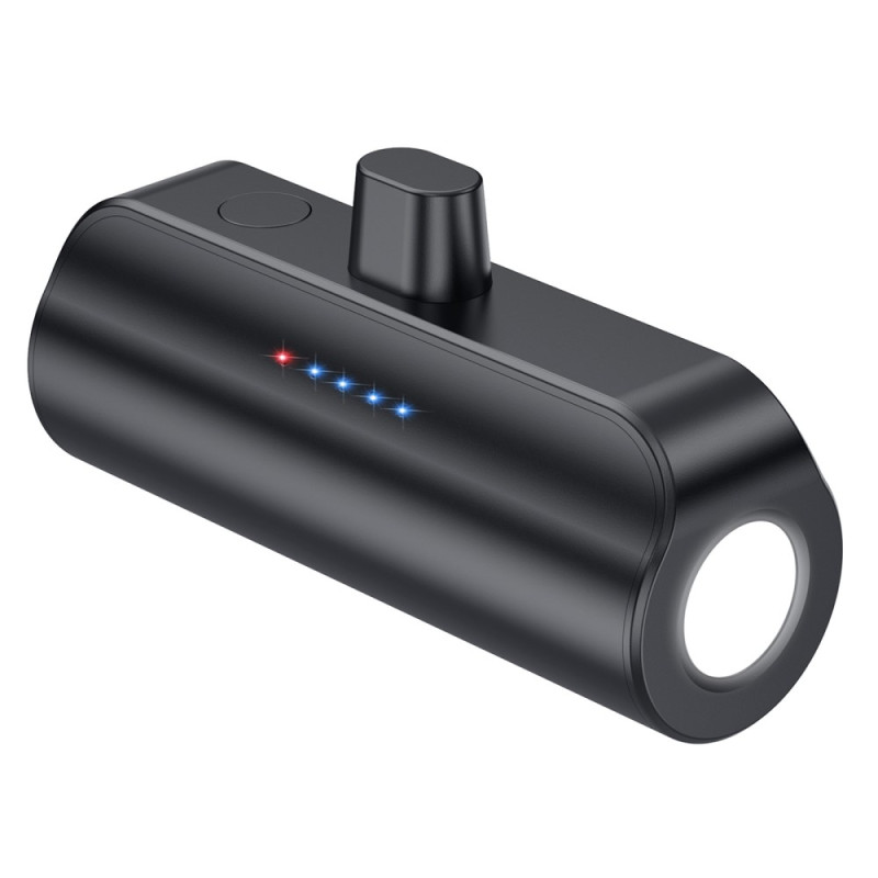 Batterie Externe 5000mAh 2-en-1 Lampe Torche