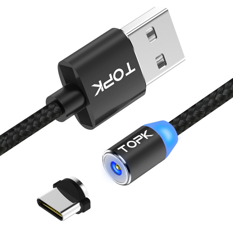Câble Magnétique USB vers USB-C Mini Prix - Ma Coque