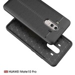 Coque Huawei Mate 10 Pro Effet Cuir Litchi Double line