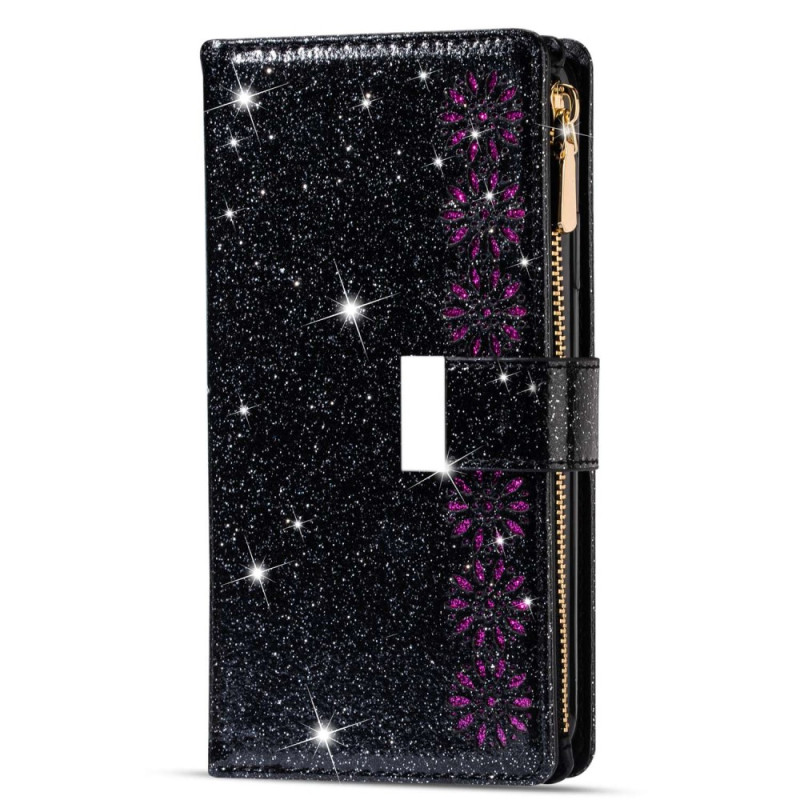 Housse Xiaomi 13 Paillettes Portefeuille Zip