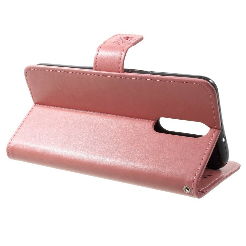 Housse Huawei Mate 10 Lite Papillons et Fleurs à Lanière