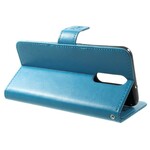 Housse Huawei Mate 10 Lite Papillons et Fleurs à Lanière