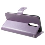 Housse Huawei Mate 10 Lite Papillons et Fleurs à Lanière