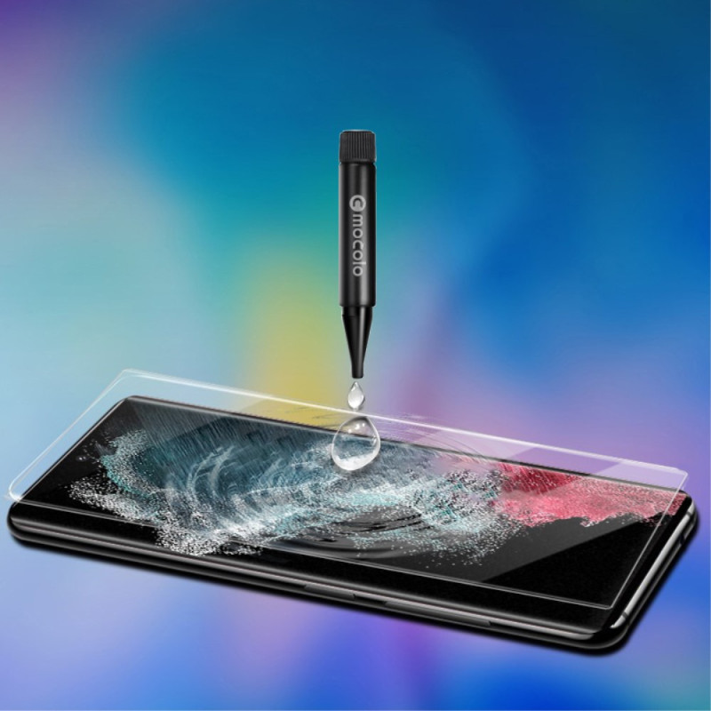 Protecteur d'écran en verre trempé COOL pour Samsung Galaxy S23 Ultra  (incurvé)