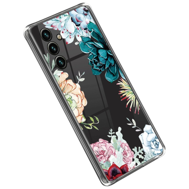 Coque Samsung Galaxy A14 5G / A14 Transparente Bouquet de Fleurs