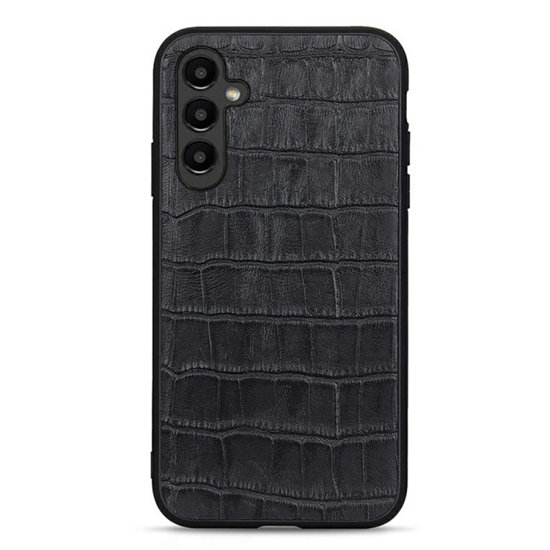 Coque Samsung Galaxy A14 5G / A14 Véritable Cuir Style Crocodile