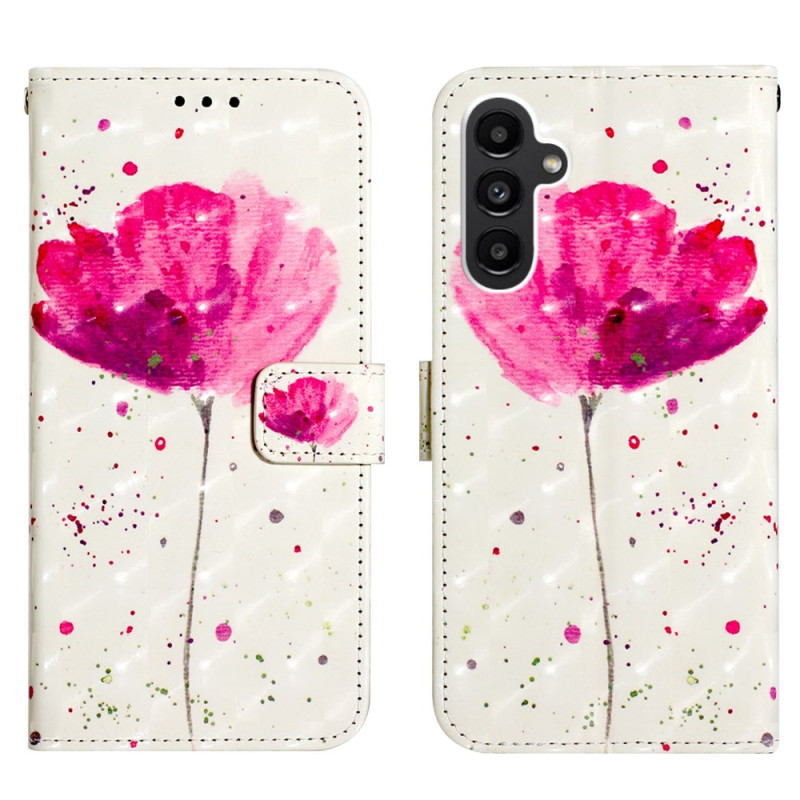 Housse Samsung Galaxy A14 5G / A14 Coquelicot à Lanière - Ma Coque