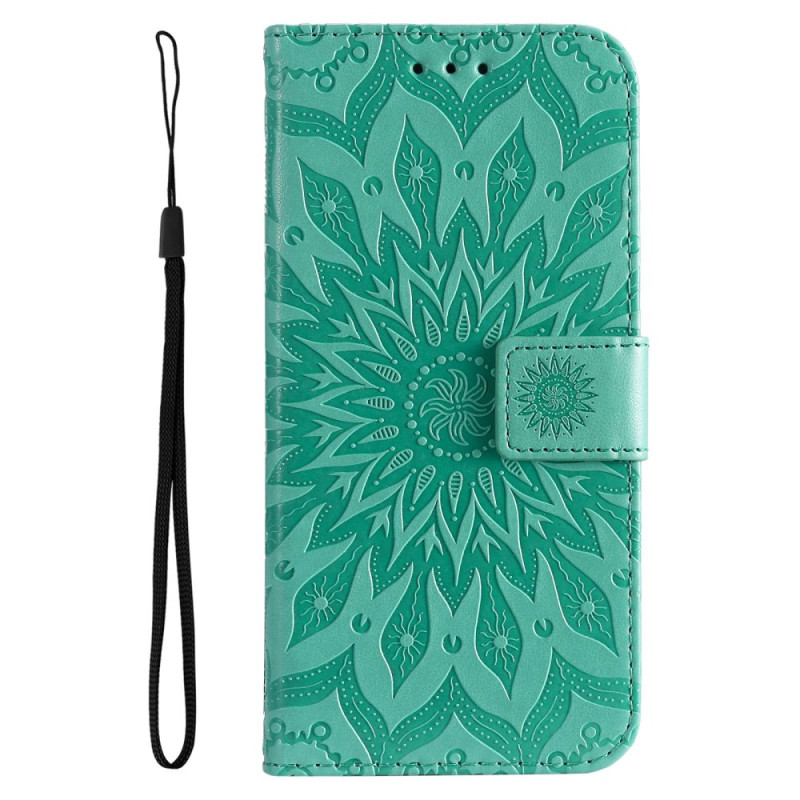 Housse Samsung Galaxy A14 5G / A14 Mandala Soleil avec Lanière