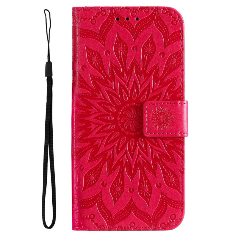 Housse Samsung Galaxy A14 5G / A14 Mandala Soleil avec Lanière