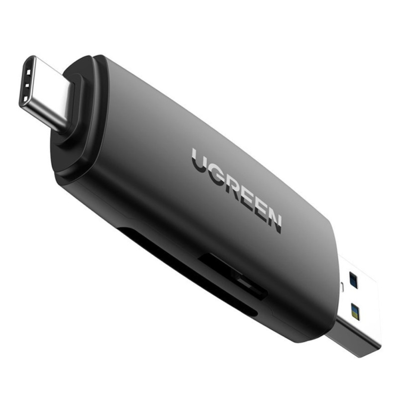 Adaptateur UGREEN pour Carte Mémoire avec Ports USB et USB-C