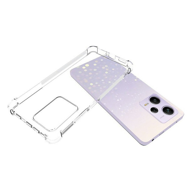 Coque et étui téléphone mobile Htdmobiles Coque pour Xiaomi Poco X5 Pro 5G  / Redmi Note 12 Pro 5G - housse etui silicone gel fine + verre trempe -  TRANSPARENT TPU 