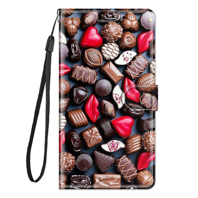 Housse Xiaomi 12 / 12X Chocolats à Lanière