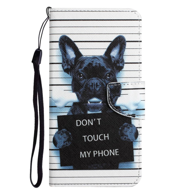 Housse Samsung Galaxy A53 5G Dog Don't Touch à Lanière