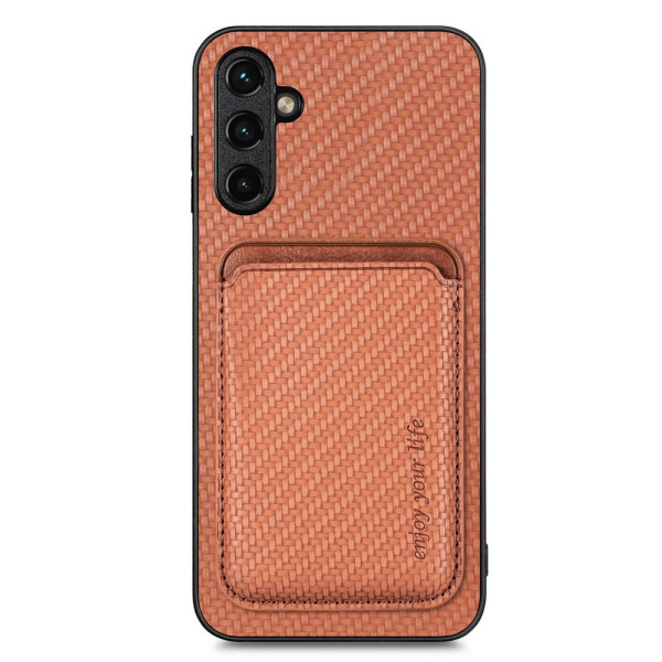 Coque Samsung Galaxy A54 5G Fibre Carbone Porte-Cartes