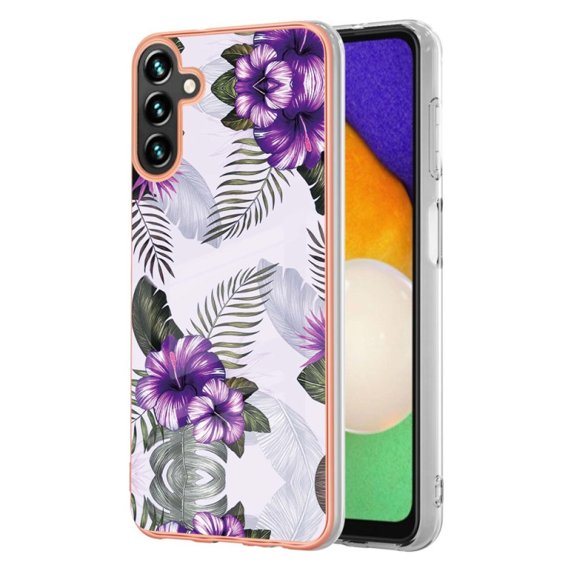 Coque Samsung Galaxy A54 5G Marbrée Florale