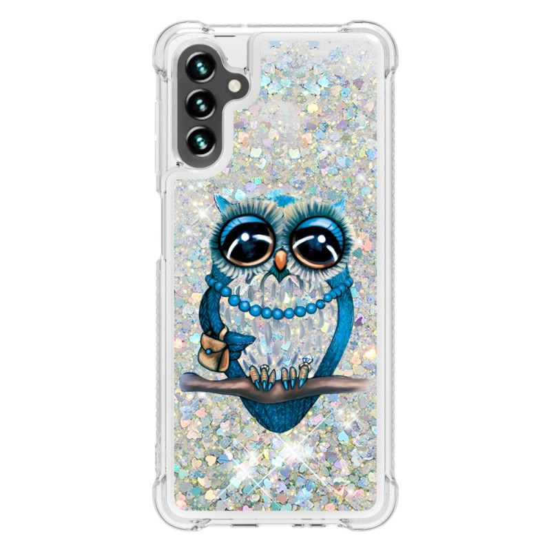 Coque Samsung Galaxy A54 5G Paillettes Miss Hibou