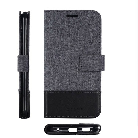 Housse LG V30 Muxma Tissu et Effet Cuir
